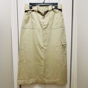White Stag‎ Beige A-Line Skirt